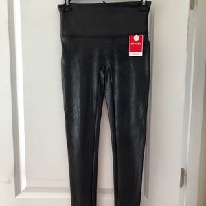 NWT Spanx Faux Leather Leggings